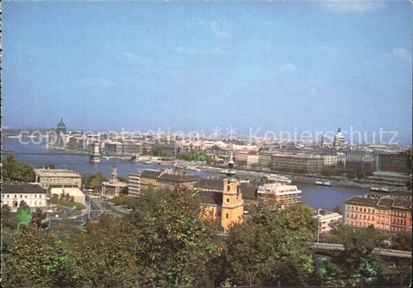 Budapest Latkep Panorama Blick über die Stadt Do
