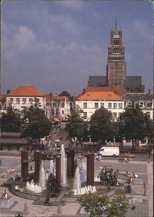 Brugge Brunnen Kirche