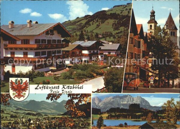 Kitzbuehel Tirol Strassenbild Haus Toni Sailer Vordersta