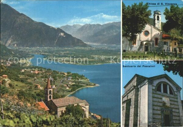 Gera Lario Panorama Chiesa di San Vincenze Santuar