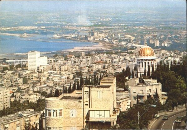 Haifa Panorama Blick auf die Bucht
