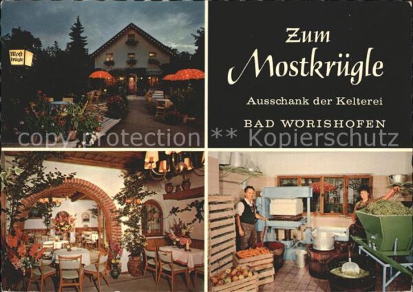 Bad Woerishofen Zum Mostkrügle Restaurant Ausschank Kel