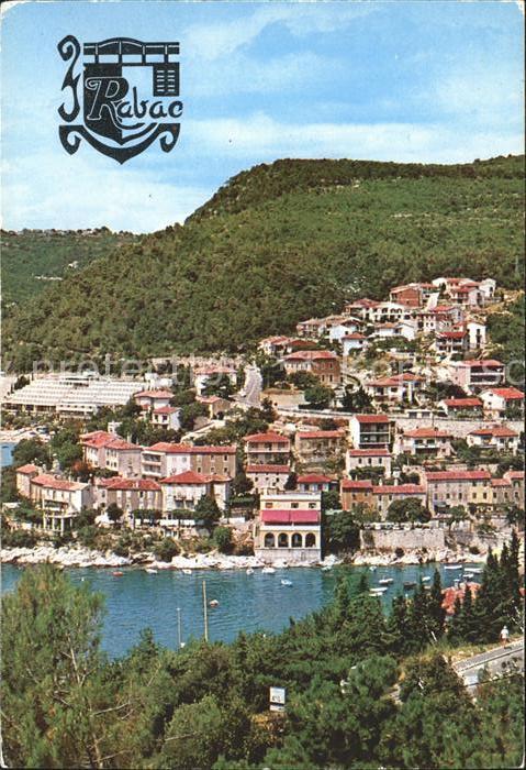 Rabac Kroatien Blick auf die Bucht