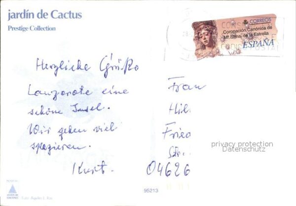 Lanzarote Kanarische Inseln Jardin de Cactus – Bild 2