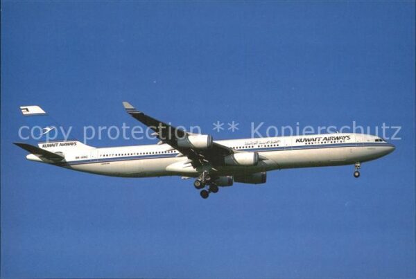 Flugzeuge Zivil Kuwait Airways Airbus 340-313 9K-ANC c/