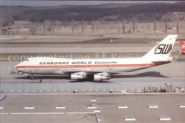 Flugzeuge Zivil Seabord World B-747-237C N748WA C/N 206