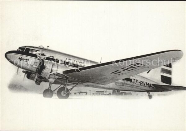 Flugzeuge Zivil Loftleidir DC-3 TF-RVM c/n 13057