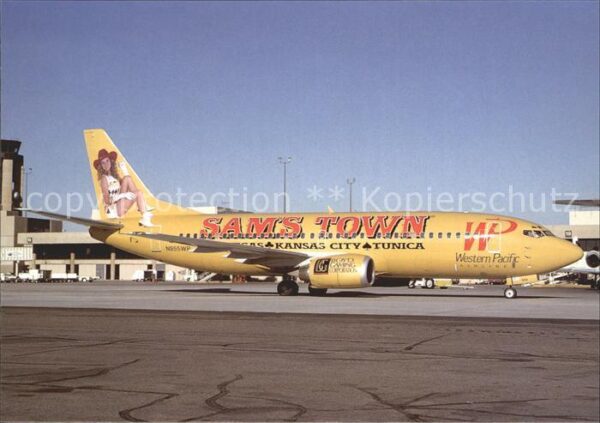 Flugzeuge Zivil Western Pacific Airlines Boeing 737-3Y0