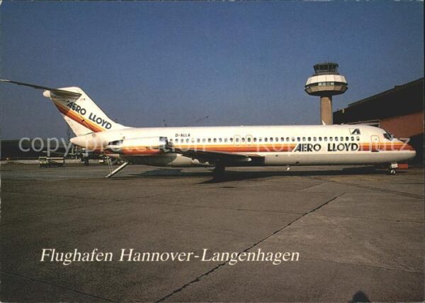 Flugzeuge Zivil Aero Lloyd Douglas DC-9 Flughafen Hanno