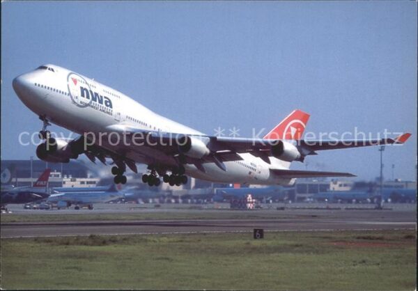 Flugzeuge Zivil Northwest Airlines Boeing 747-451 N670U