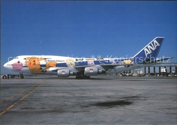 Flugzeuge Zivil ANA All Nippon Airways Pokeman c/s Boei