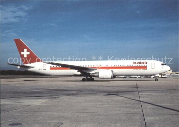 Flugzeuge Zivil Balair Boeing 767-35H ER HB:IHT cn 2638
