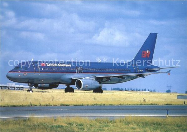 Flugzeuge Zivil Briitsh Midland A320-232 G-MIDY c/n 101