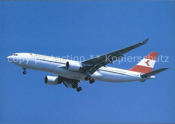 Flugzeuge Zivil Austrian Airlines A330-223 OE-LAN c/n 1