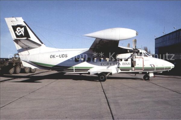 Flugzeuge Zivil Egretta BMI Let 410 UVP-E13 OK-UDS cn 8