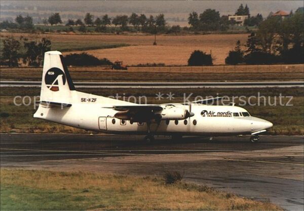 Flugzeuge Zivil Air Nordic Fokker F-27-100 Cn 10266