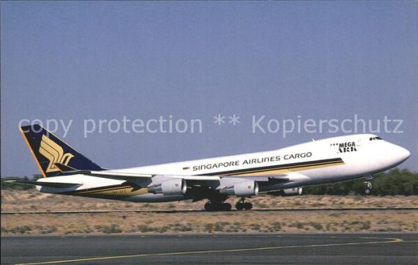 Flugzeuge Zivil Singapore Airlines Cargo Boeing 747-412