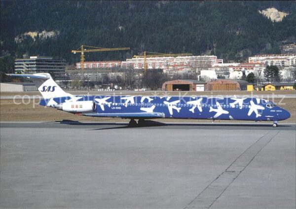 Flugzeuge Zivil Scandinavian SAS McDonnell Douglas MD-8