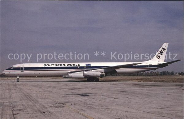 Flugzeuge Zivil Southern World McDDouglas DC-8-63F c/n