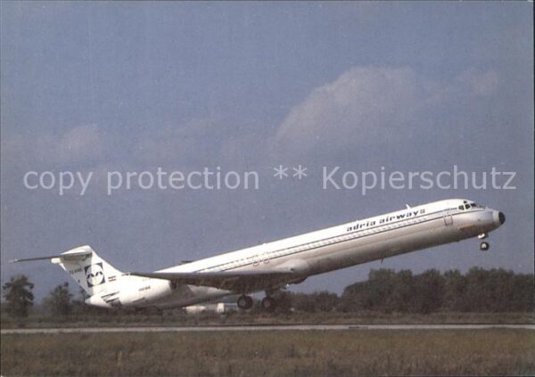 Flugzeuge Zivil Adria Airways McDonnell Douglas MD-82 Y