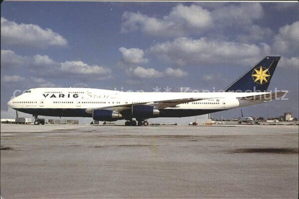 Flugzeuge Zivil Varig Brazil Boeing 747-341 23393 PP-VN