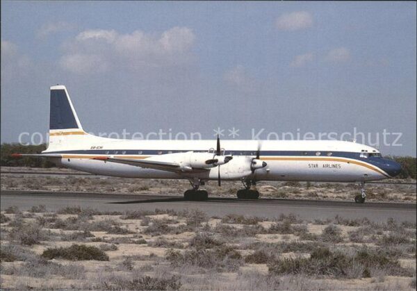 Flugzeuge Zivil Star Airlines Ilyushin II-18D ER-ICM c/
