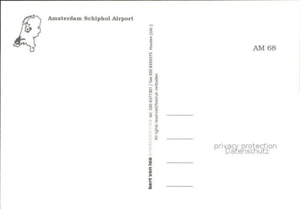 Flughafen Airport Aeroporto Amsterdam Schiphol Flugzeuge KLM SAS – Bild 2