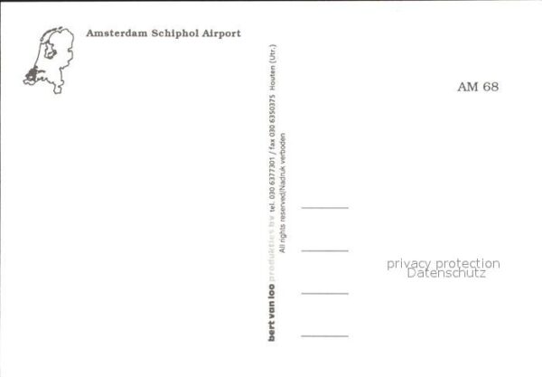 Flughafen Airport Aeroporto Amsterdam Schiphol Flugzeuge KLM SAS – Bild 2