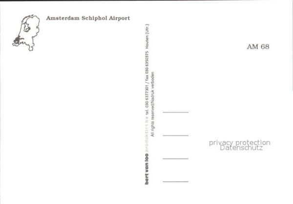 Flughafen Airport Aeroporto Amsterdam Schiphol Flugzeuge KLM SAS – Bild 2