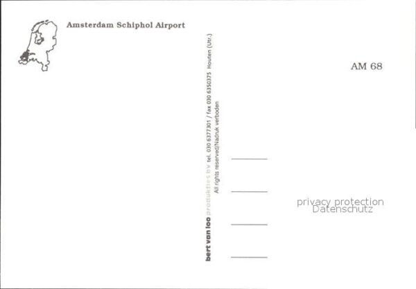 Flughafen Airport Aeroporto Amsterdam Schiphol Flugzeuge KLM SAS – Bild 2