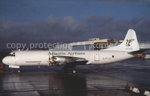 Flugzeuge Zivil Atlantic Airlines Lockheed L188A Electr