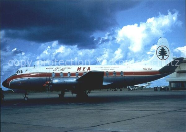 Flugzeuge Zivil MEA Vickers Viscount 754D OD-ACT