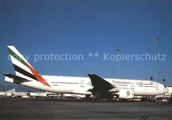 Flugzeuge Zivil Emirates Boeing B-777-21H A6-EMG c/n 27