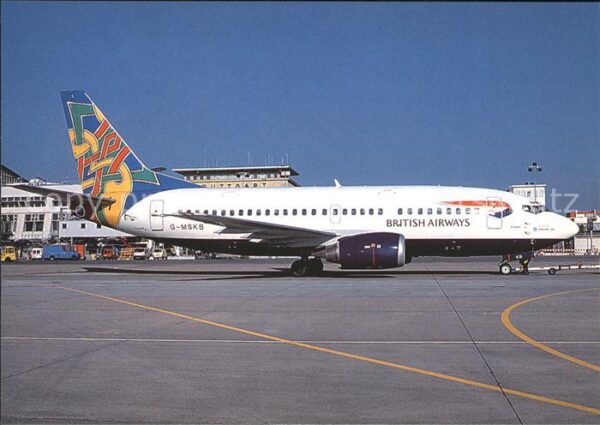 Flugzeuge Zivil British Airways Boeing 737-5L9 G-MSKB c