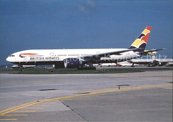 Flugzeuge Zivil British Airways Boeing 777-236 G-VIIL c