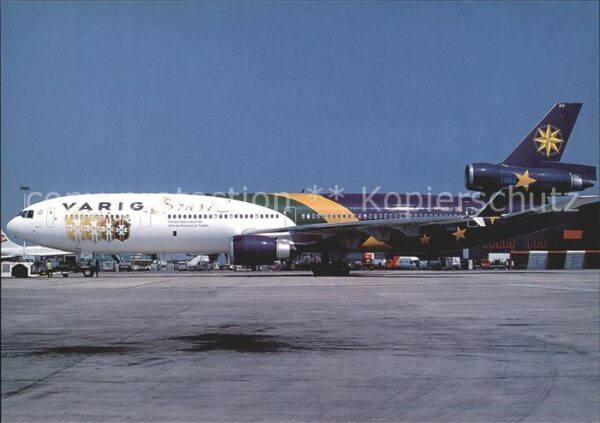 Flugzeuge Zivil Varing Worldcup 1998 colours McDDouglas