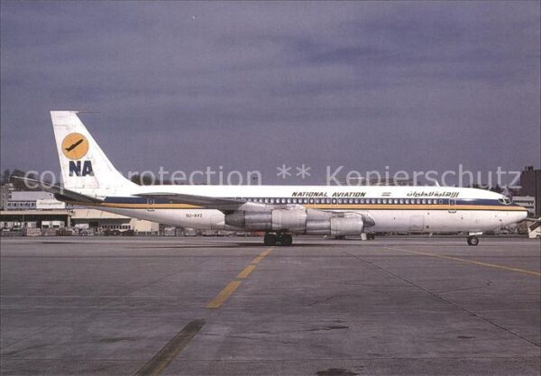 Flugzeuge Zivil National Aviation Boeing 707-366C SU-AV