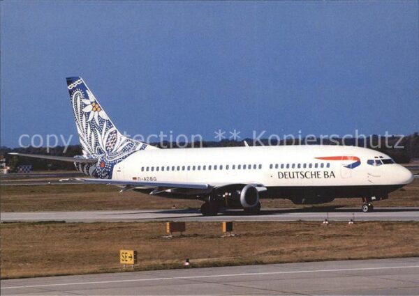 Flugzeuge Zivil Deutsche BA B737-3L9 D-ADBG c/n 25125/2