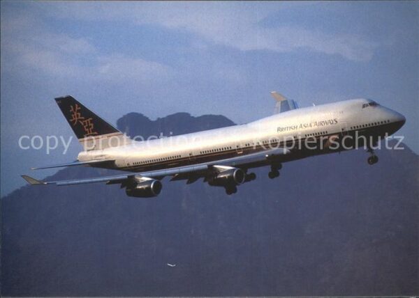 Flugzeuge Zivil British Asia Airways B747-436 G-BNLZ c/