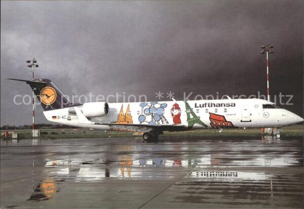 Lufthansa Cityline Europe colours Canadair Region