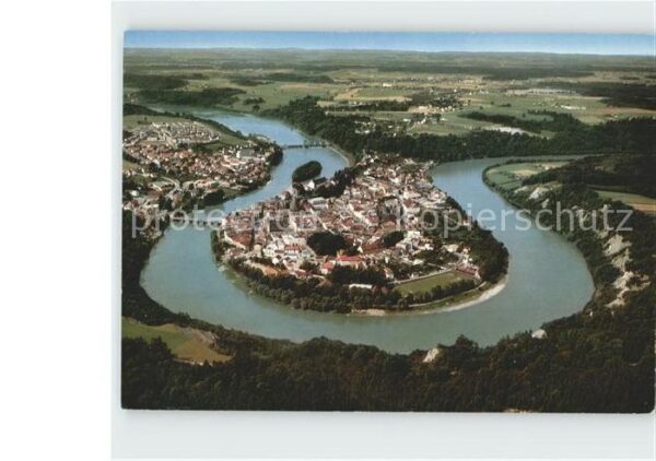 Wasserburg Inn Fliegeraufnahme