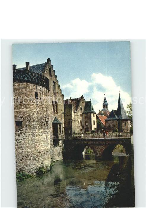Buedingen Hessen Mühltor Brücke