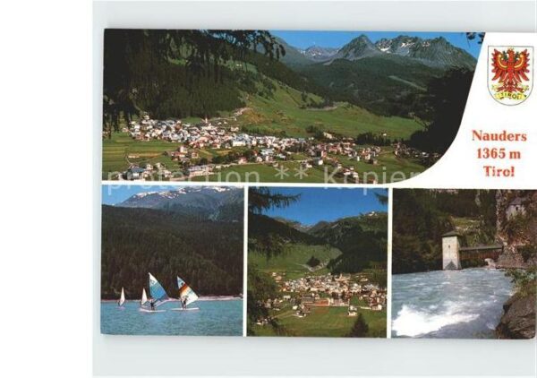 Nauders Tirol Total Windsurfer Holzbrücke