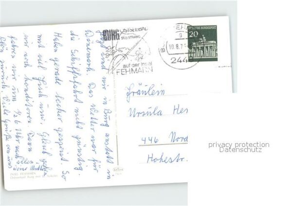 Insel Fehmarn Ostseebad Burg mit St Nikolei – Bild 2