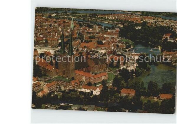 Luebeck Fliegeraufnahme