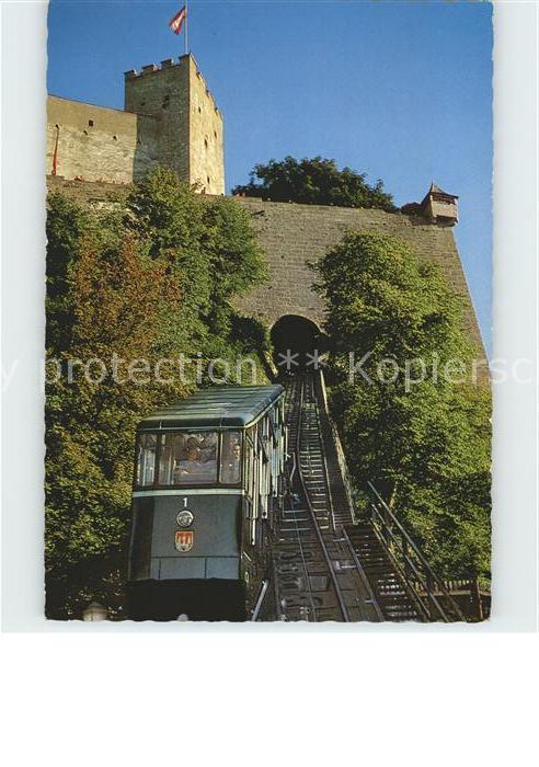 Salzburg Oesterreich Drahtseilbahn zur Hohensalzburg
