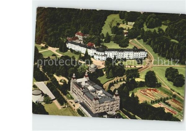 Bad Wildungen Fürstenhof mit Badehotel Fliegeraufnahm