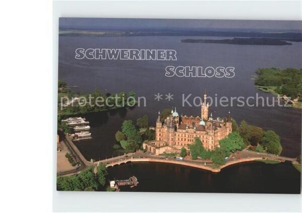 Schwerin Mecklenburg Schweriner Schloss im Schweriner See Sc