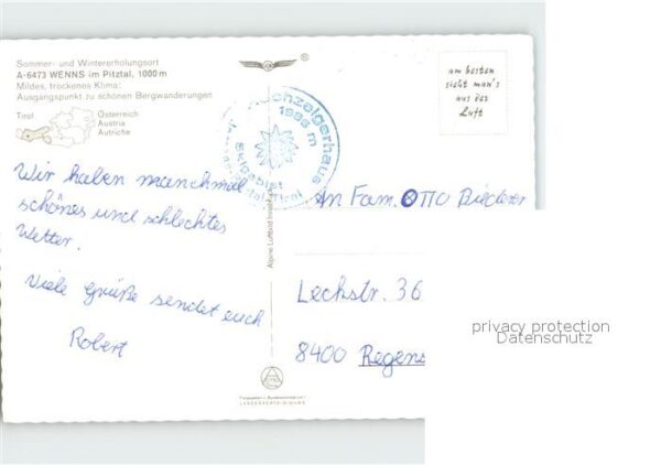 Wenns Pitztal Tirol Fliegeraufnahme – Bild 2