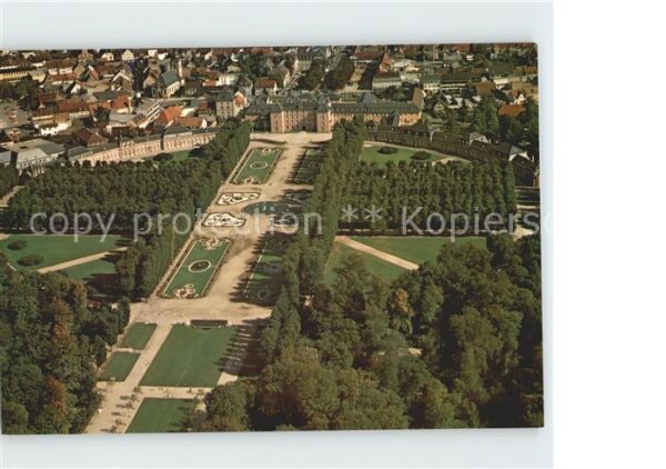 Schwetzingen Schloss mit Schlossgarten Fliegeraufnah